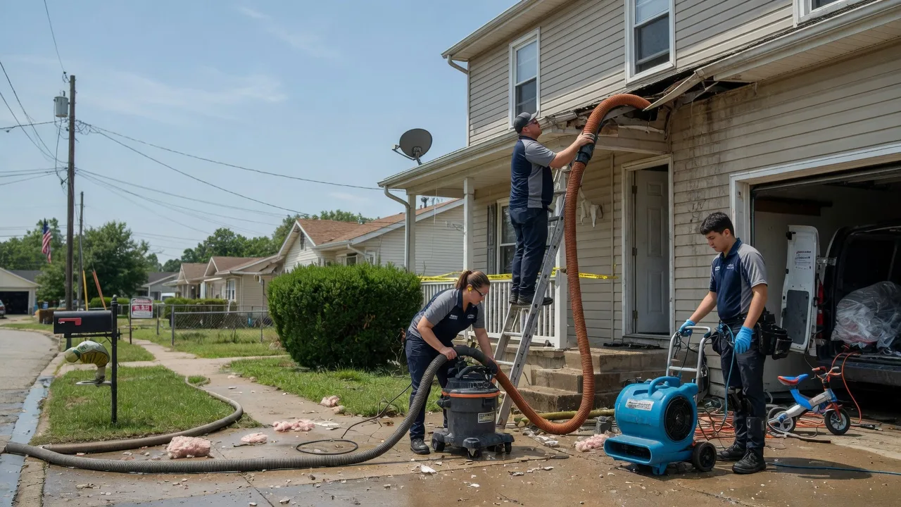 Water Damage Restoration in Brave, PA near me